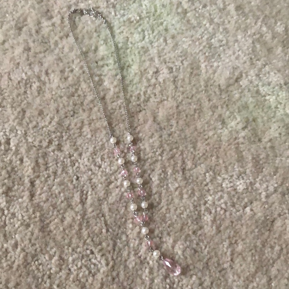 Paparazzi Baby Pink Y necklace